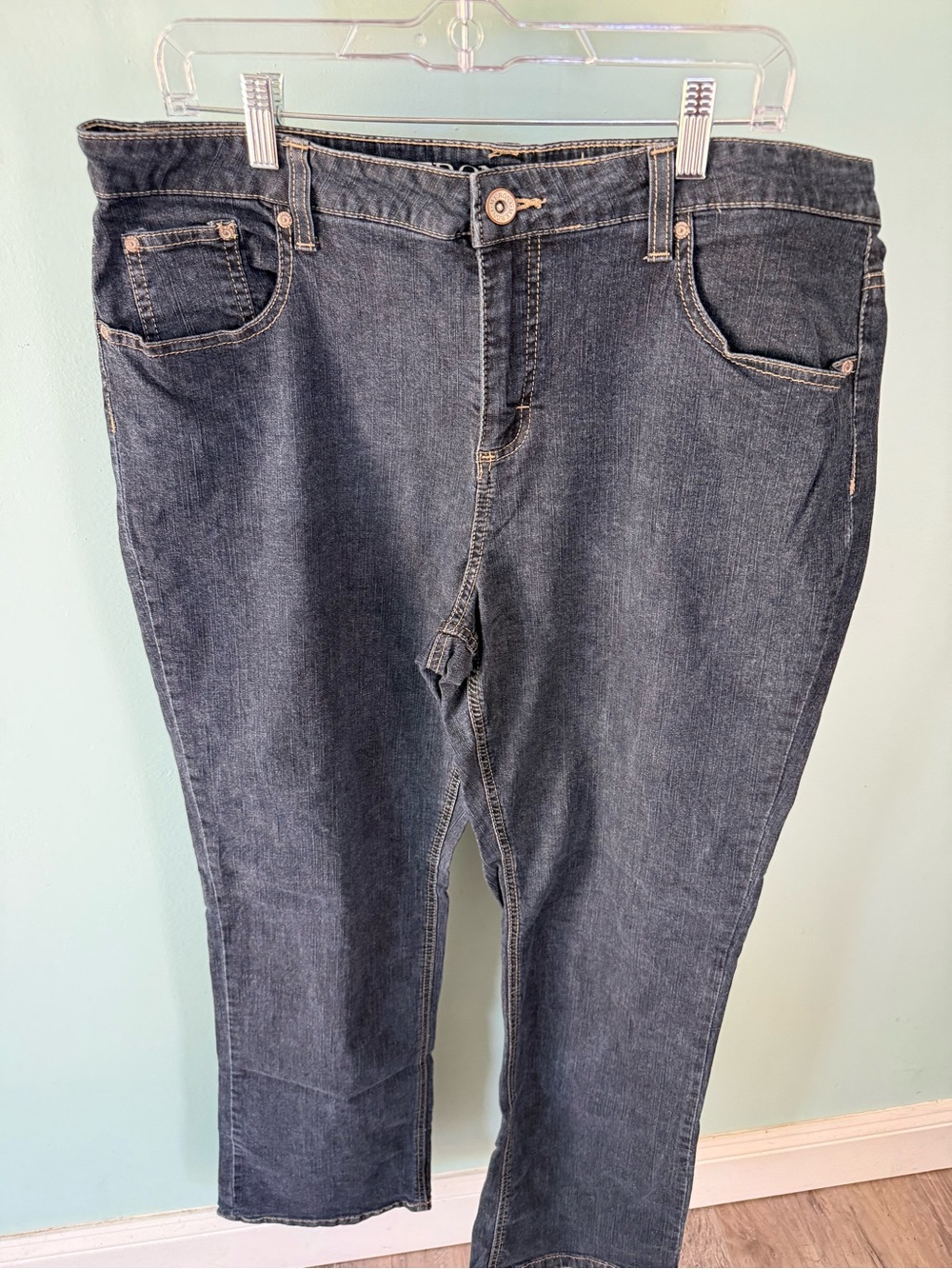 Merona Women’s Dark Blue Boot Cut Jeans Size 16